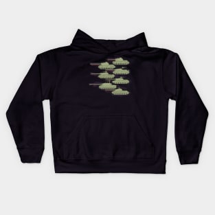 IS family of tanks from IS-1 to IS-8 Kids Hoodie
